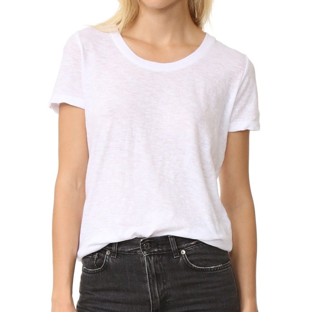 NWT. Monrow | Essential White Tee